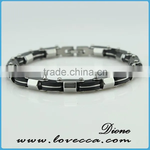 Black Stainless Steel Wire Bracelet Jewelry Factory photo-4