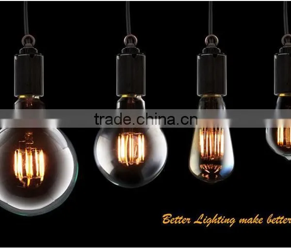4000K CRI80 Edison Led Filament Bulbs ST64 CE ROSH 120V 220V B22/E26/E27 LED photo-5