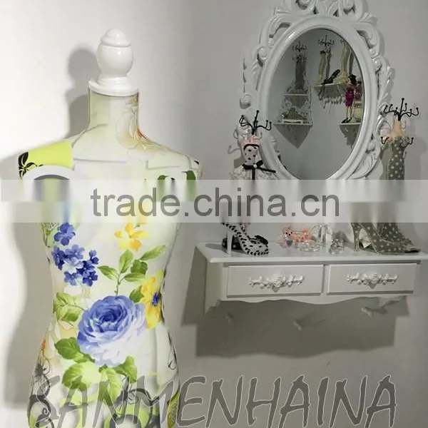 Plant Printing Elastic Fabric Female Mannequin photo-4