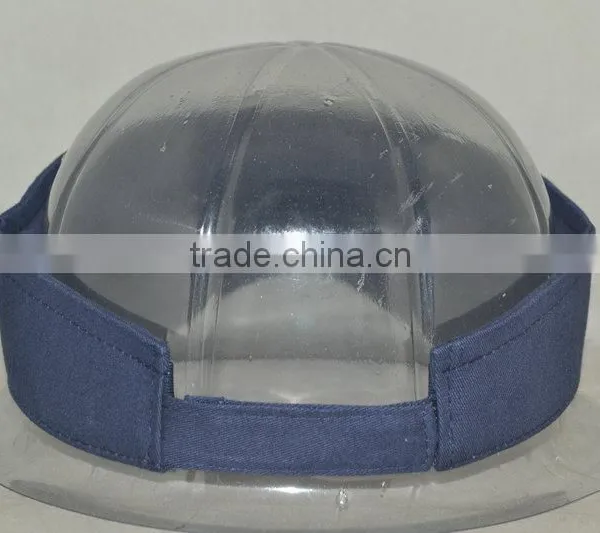 Guangzhou Hat Factory Professional Custom 100% Cotton/dark Blue/sun Visor photo-3