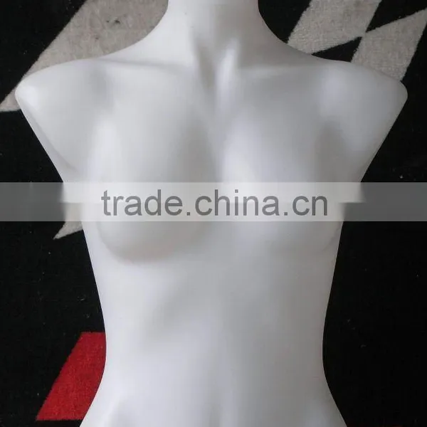 Plastic Female Mannequin Bust