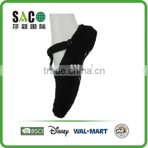 Antiskid Plain Color Women Floor Footie photo-4