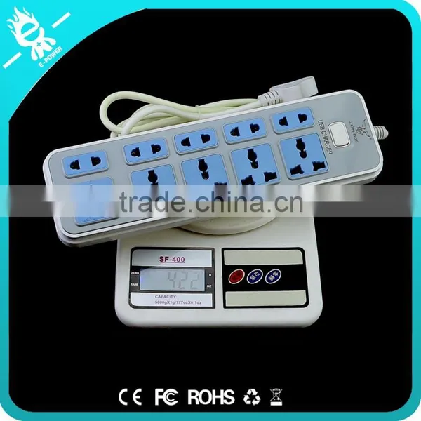 Usb Power Outlet European Cable 2 3 Pin Electric Plug Socket With Switch photo-6