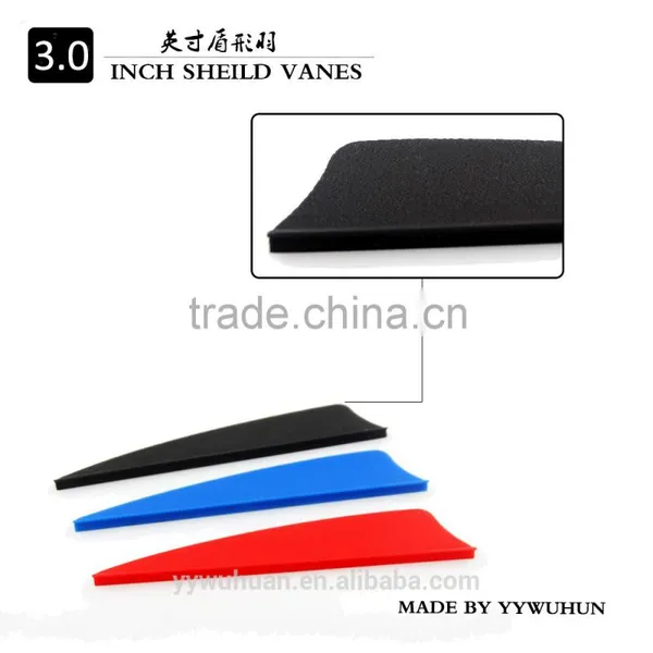 4.0inch Shield Arrow Vane, Fletching With Different Colors of Arrow Fletching photo-4