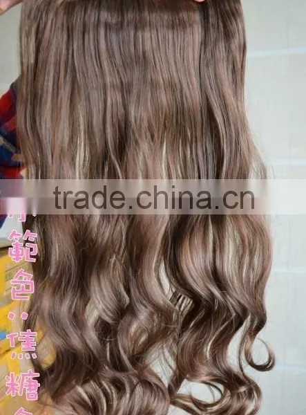 Nice Lace Front Synthetic Ponytail Lace Front Wig Natural Lokking Curly Hair Wig Bands Ponytail Wig photo-3