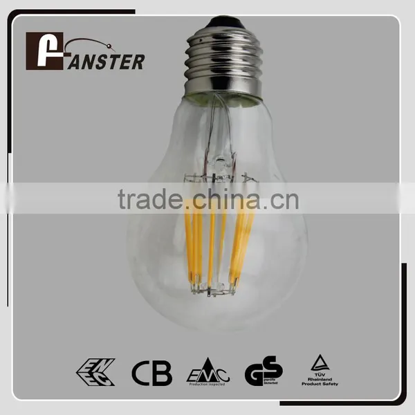 Edison Style 4W 6W 8W LED Filament Bulb With E27 110V-240V 360 Degree Warm White Led Light photo-5