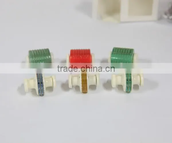 Fashional Design Changeable Heads 192 Needles Titanium Micro Needle Derma Roller With CE photo-4