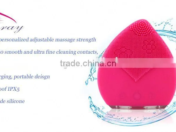 Vibrating Massage Best Facial Cleansing Brush for Exfoliate Cleaning Rotating Cleaning Brush photo-5