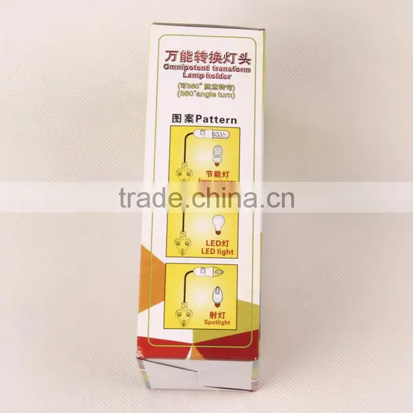 Wholesale Hot Sell Plastic Multifunctional Omnipotent Transform Lamp Holder photo-5