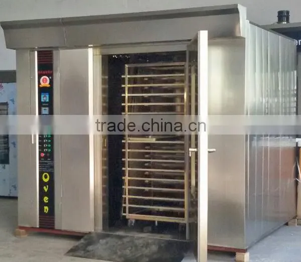 Sell 64 Trays Industrial Multifunction Gas Rotary Oven for Bakery With CE photo-6