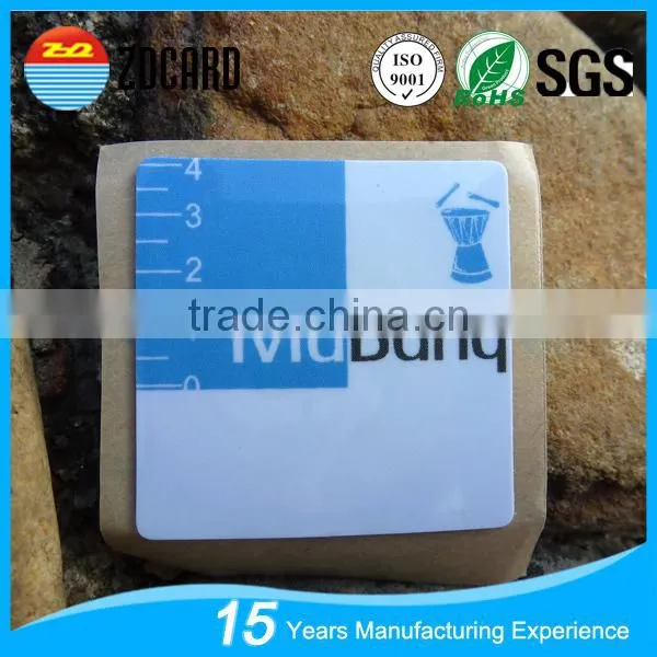 Self Adhesive LF/HF/UHF Paper PET RFID Sticker Tag
