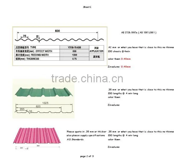 24 Gauge Curve Zinc Corrugated Metal Roofing Sheet CGCC/SGCC/SGCH/SPCC photo-3
