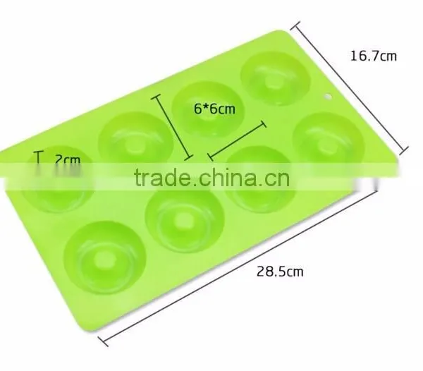 Hot Sell Silicone Bagels Mold DIY Doughnut Mold Baking Pan photo-2