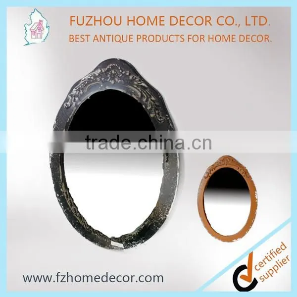 Decorative Mirror Frames Wooden Material With Antique Imitation photo-3