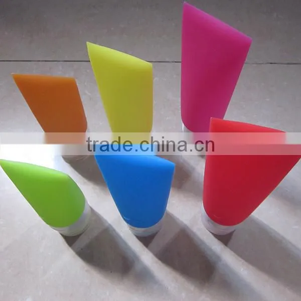 Squeezable Silicone Containers For Liquids Refillable Travel Bottles photo-3