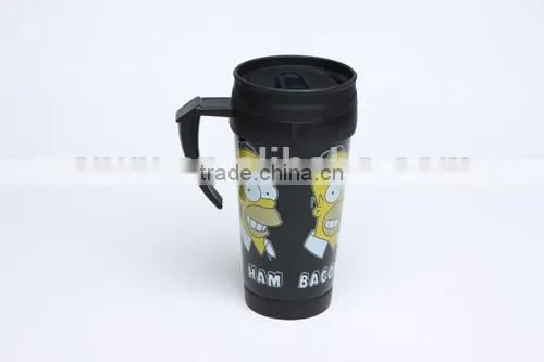 Duble Wall Travel Mug/w Hand photo-2