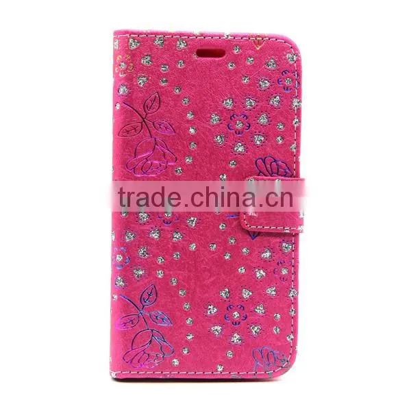 Peacock Pattern Wallet Case PU Leather Flip Case Colorful Phone Covers for Wiko Bloom photo-3