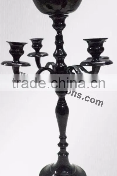 Wedding Black Candelabra & Wedding Floor Candelabra photo-3