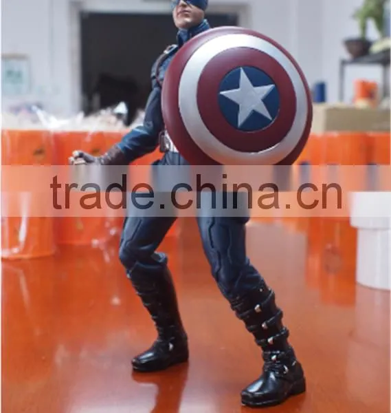 High Quality Hot Sale Resin Anime Character Captain America Statue for Collection photo-2