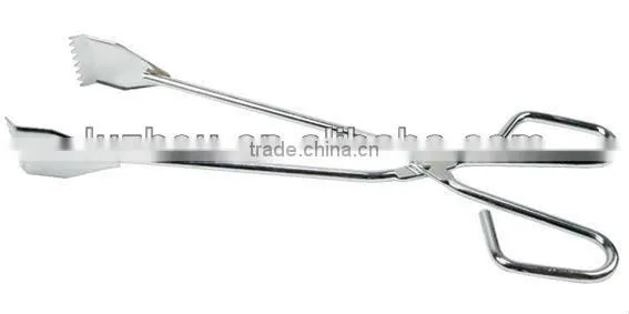 YZ0018C Food Tong Iron With Powder Coating Plastic Coating Handle photo-3