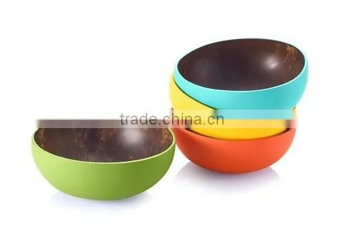 Vietnam Lacquer Coconut Bowl / High Quality Cheap Price Lacquer Bowl From Natural Material photo-2