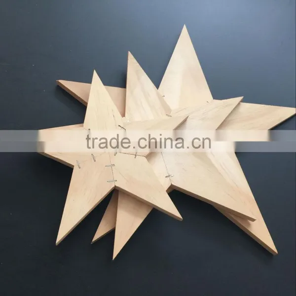 Hot Sale Pine Wood Pentagram photo-4