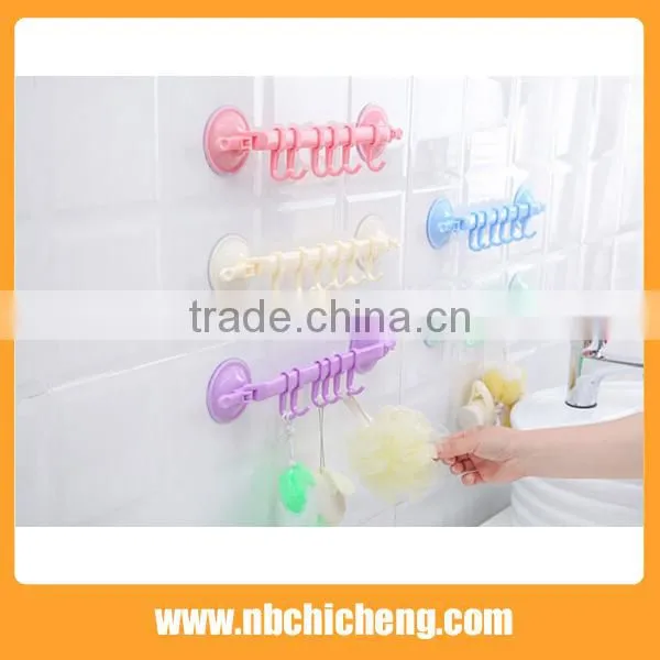 Suction Kitchen Bath Accessories Sets Rack Storage Holders Suction Hook photo-3
