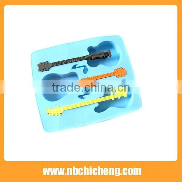 Kitchenware Rock Guitar Ice Tray Mold, Novelty Silicone Ice Molds, Customized Ice Cube Mold