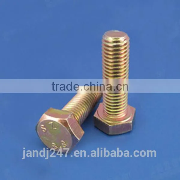 Yellow 8.8 Grade Hex Bolt With Good Price photo-2