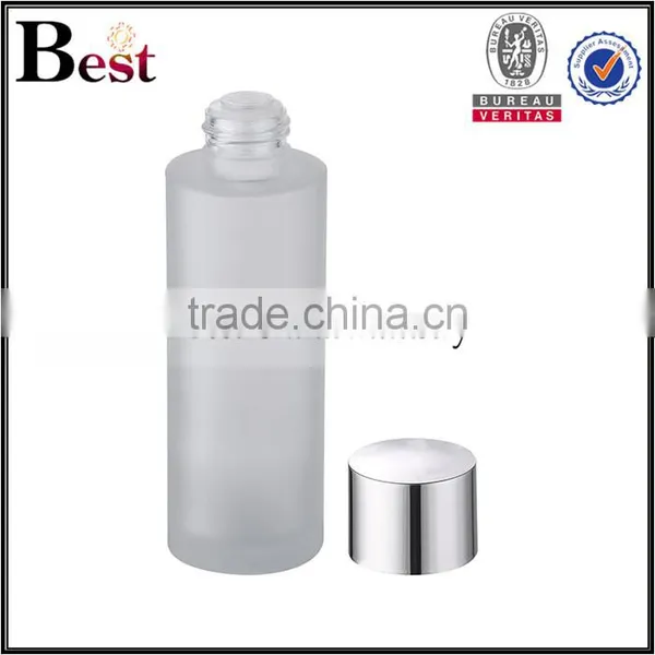 50ml 100ml 200ml Glass Bottle Cylinder Round Frosted 200ml Glass Bottle Size Cosmetir Toner 200ml Empty Glass Bottle photo-4