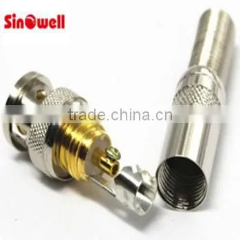 Cctv System Bnc Male Straight Solder Connector photo-4