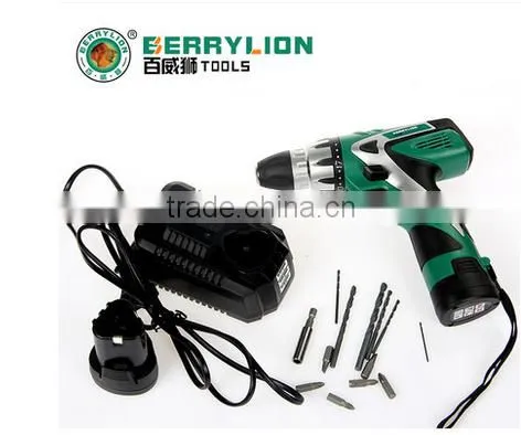 BERRYLION Double Gears Cordless Battery Drill for Wall for Sale photo-2