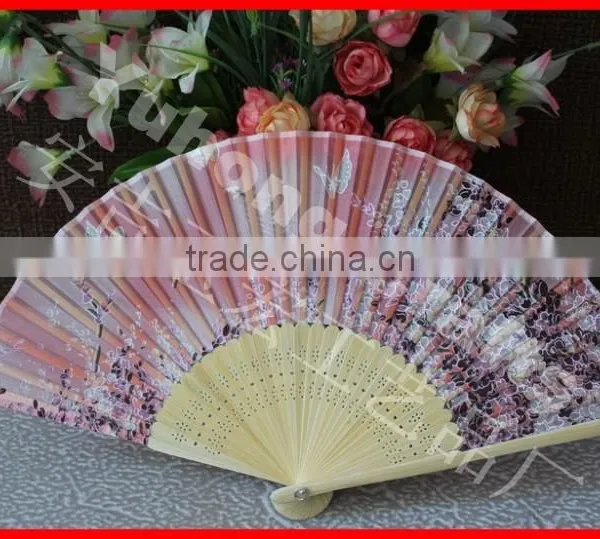 Anji Yuhong Factory Wholesale Silk Japanese Fan photo-2