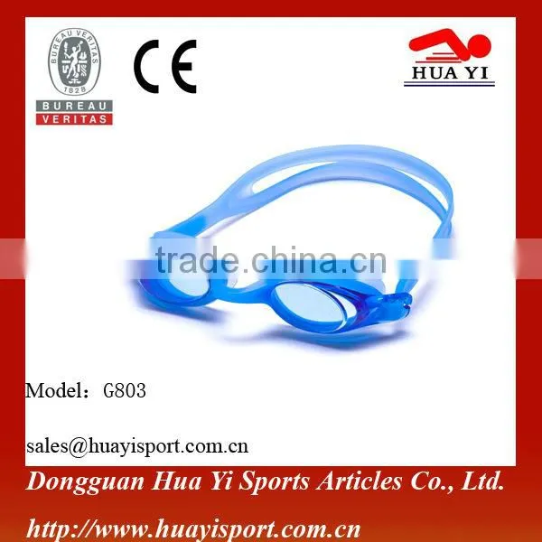 Logo Printed for Teenager Anti Fog Bear Rubbing Underwater Swim Goggles photo-2