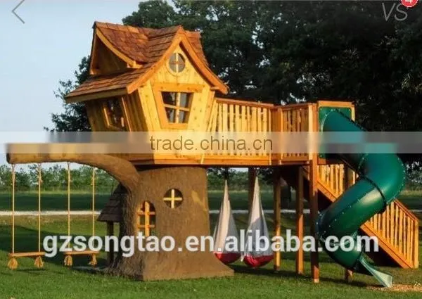 Guangzhou Songtao New Design Products Big Artificial/fake Tree Trunk With Hole Tree House for Holiday photo-6