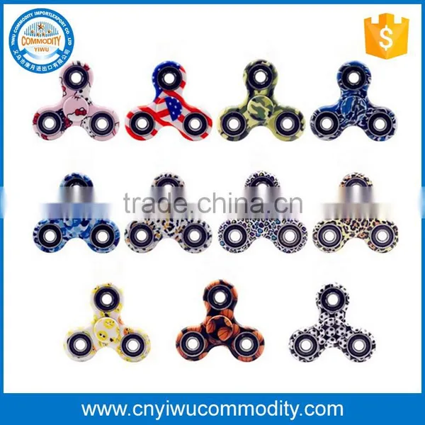 Fidget Spinner Toy Plastic ABS Aluminum Copper Hand Spinner With 608 Ceramic Ball Bearing