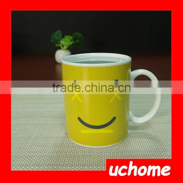 UCHOME 11oz Smile Color Changing Mug Customized Magic Heat Sensitive Mug photo-2