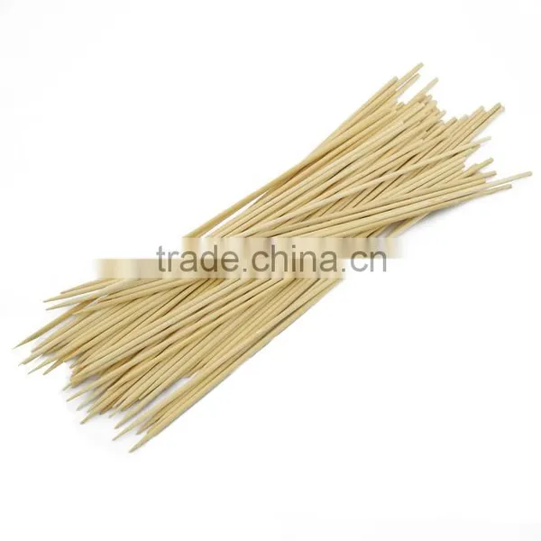 Hot Sales BBQ Bamboo Stick Bamboo Skewer 100% Natural Color Bamboo Incense
