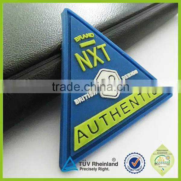 Wholesale Custom Made Pvc Rubber Clothes Label Heat Press Iron Patch photo-5