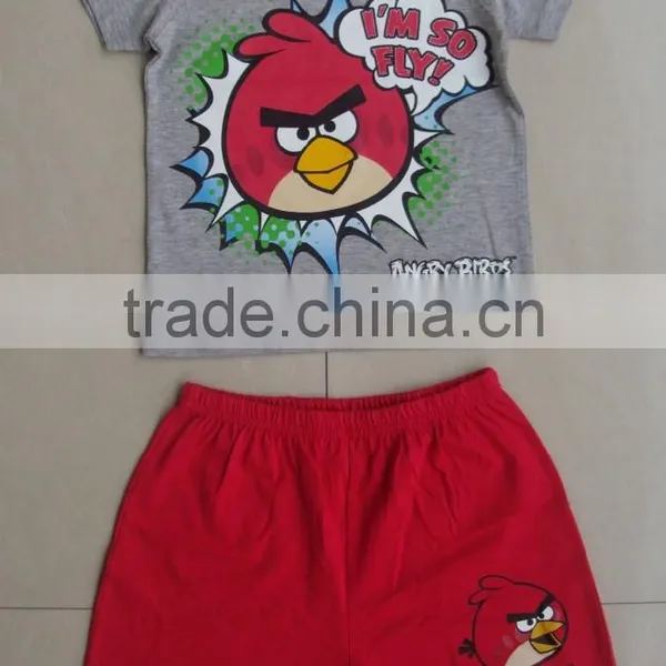 New Designer Kids Cartoon Animal Printed Cotton Pajamas Set for Summer Children photo-2