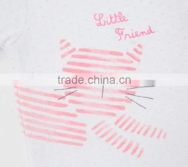 2017 New Fashion Girl Clothes 100% Cotton Animal Design Newborn Baby Rompers For Winter photo-4
