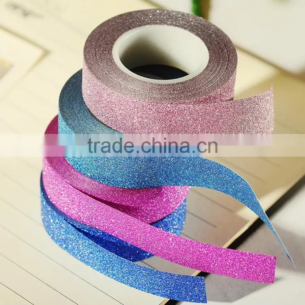 1.5cm*10m Multicolor Glitter Washi Tape for DIY photo-3