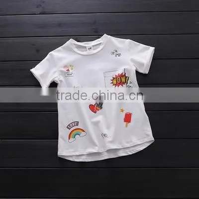 Kids Pringting Casual Boy T-shirt photo-4