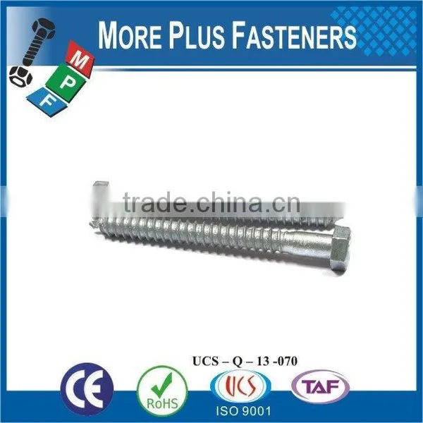 Made in Taiwan Stainless Steel Lag Screw Wood Screw Hex Lag Bolt photo-2