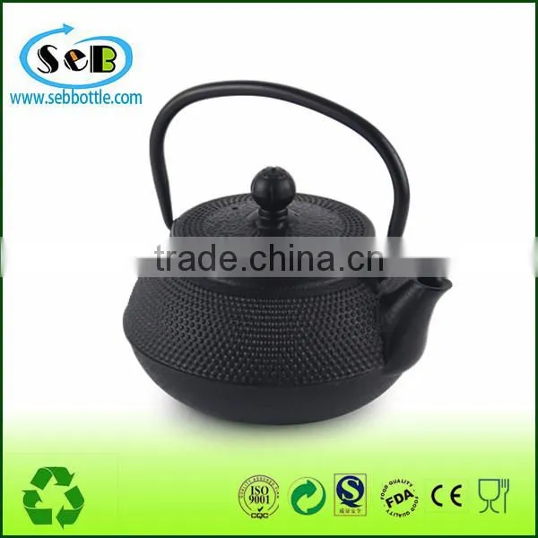Black Antique Cast Iron Teapot With Infuser for Good Tea/Koodee Metal