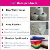 100% Cotton Grey Fabric for Shirting Fabric 40S*40S photo-2