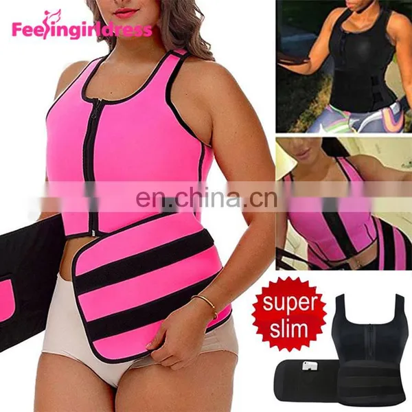 Slimming Belt Abdomen Sauna Waist Shaper Lose Weight Fitness Neoprene Body Shaper Vest photo-2