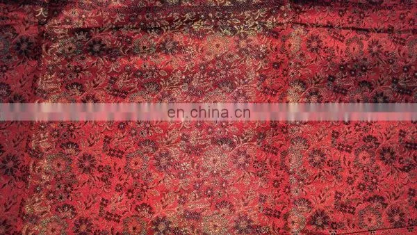 HANDLOOM SATIN SILK METALLIC BROCADE FABRICS
