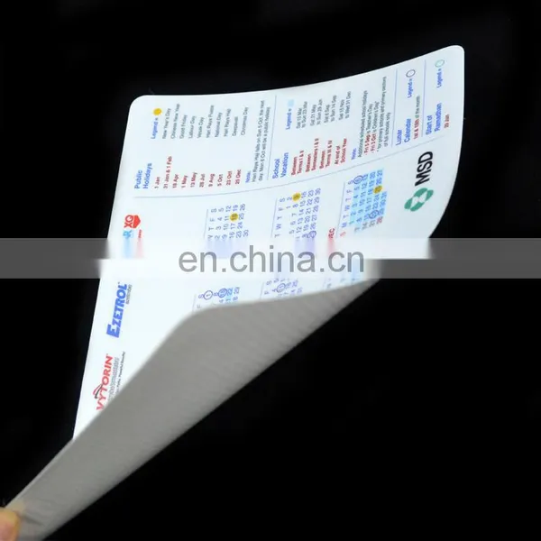 Custom Calendar Design Printed Ultra Thin Round Corners Game Mouse Pad photo-5