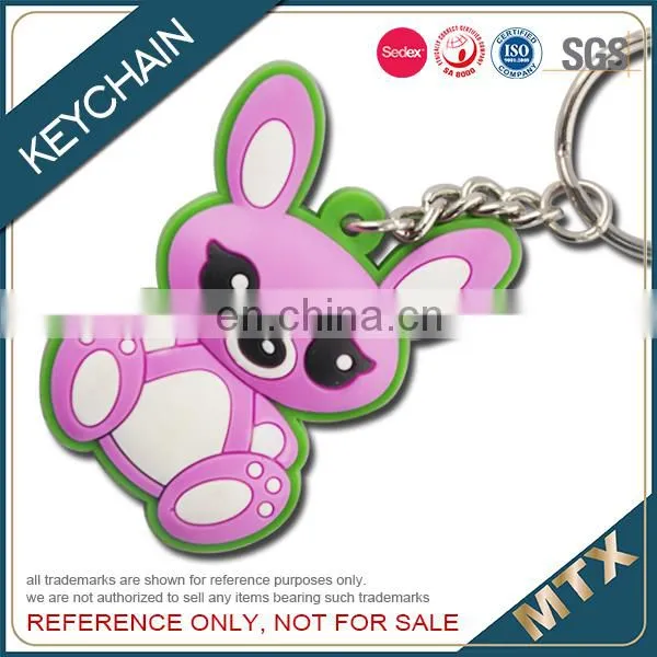 Custom Soft PVC Key Ring Supplier photo-2